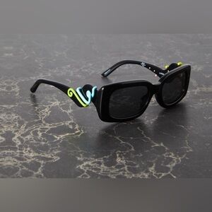 Linda Farrow x Bea Bongiasca Rectangular Sunglasses